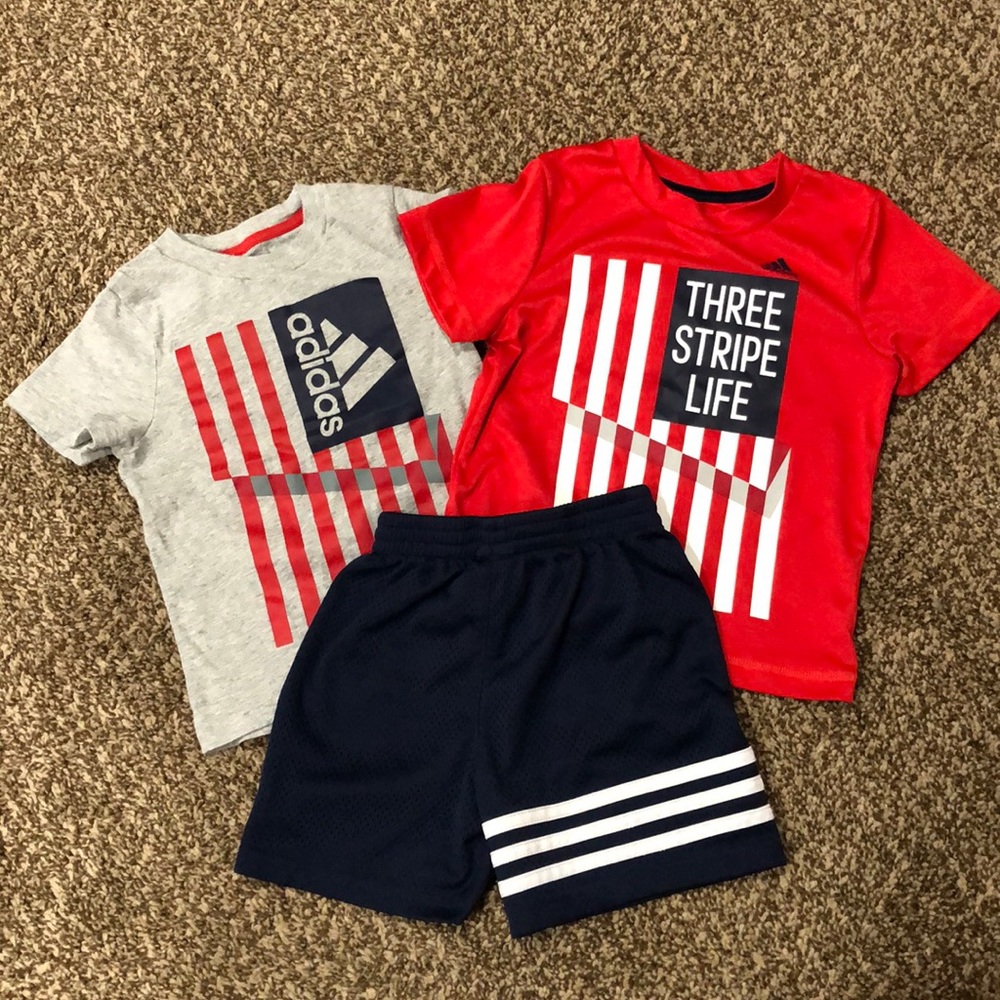 Adidas American Flag Shorts Set